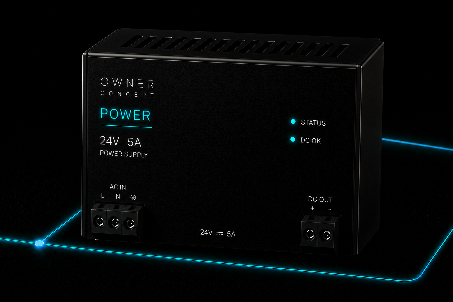 Owner Concept Smart Power 24V 5A - do organizmu światła
