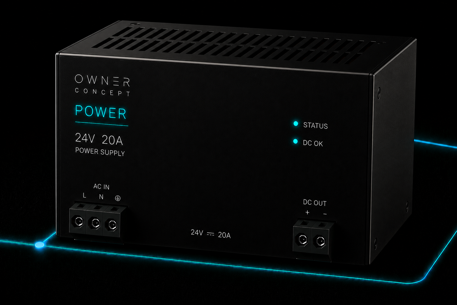 Owner Concept Smart Power 24V 20A — do większego organizmu światła